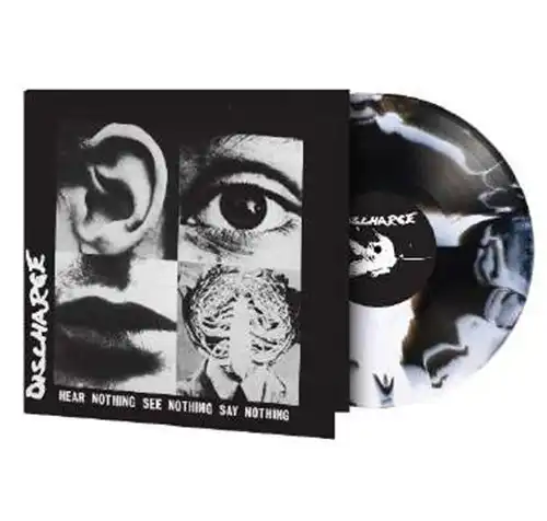 HEAR NOTHING SEE NOTHING SAY NOTHING (WHITE & BLACK SWIRLED VINYL