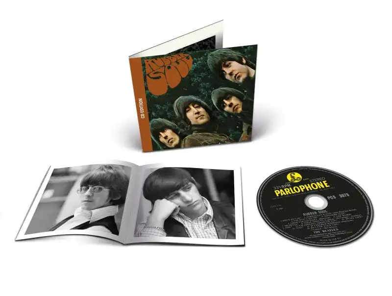希少！UKオリジナル盤RUBBER SOUL / BEATLES PCS3075 RUBBER SOUL (DELUXE 2CD)/BEATLES/ビートルズ/輸入2CD! 65年作