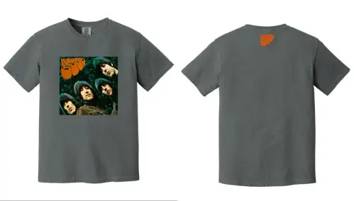 BEATLES / ビートルズ / RUBBER SOUL COVER S/S TEE BLACK M