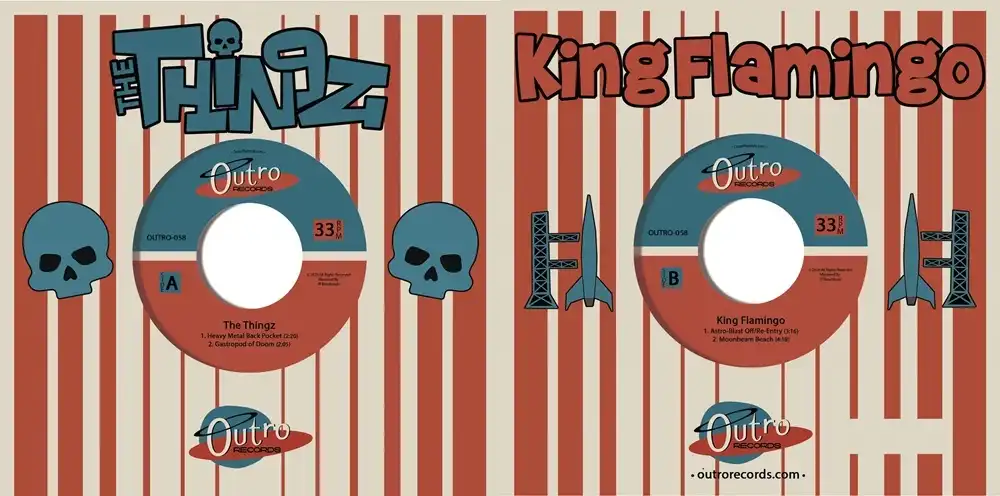 THINGZ : KING FLAMINGO / SPLIT (7")