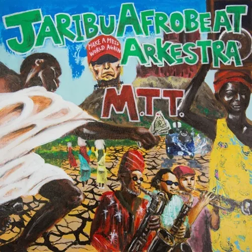 ◤予約◢ JARIBU AFROBEAT ARKESTRA『M.T.T. (Money Talk Talk or Mad Tyrant T.) (LP)』国産アフロビートのトップランナー、待望のフルアルバムが完成!