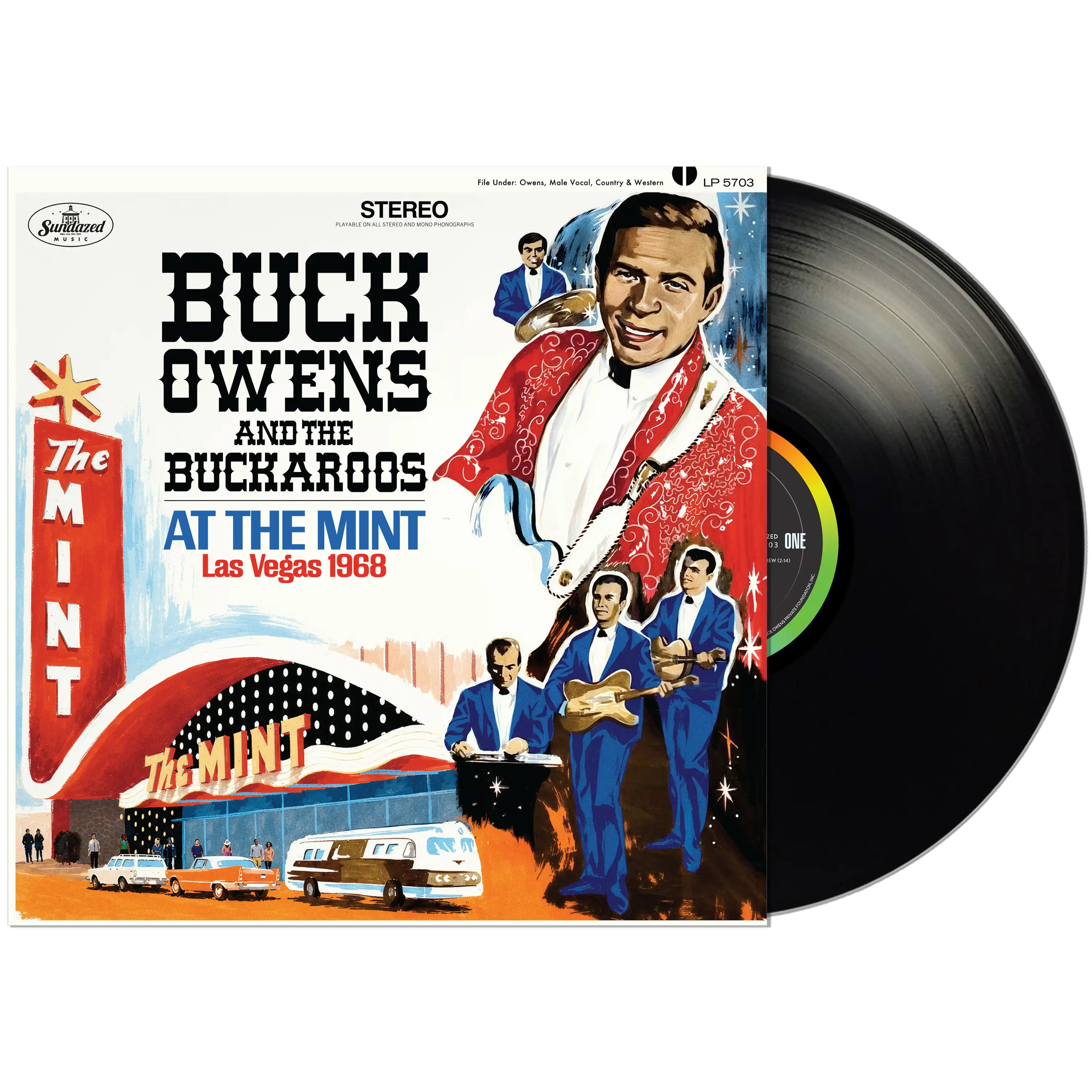 BUCK OWENS & HIS BUCKAROOS / バック・オウエンズ&ヒズ・バッカルーズ / AT THE MINT: VEGAS 1968 (LP)