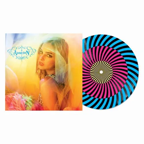 ADDISON RAE / ADDISON (1 YEAR ANNIVERSARY) (MULTI-COLOR SWIRL VINYL)