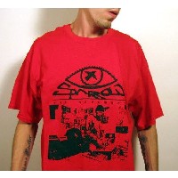 SPARROW THE MOVEMENT / SPARROW T-SHIRTS(RED AND BLACK) L SIZE