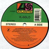 K-SOLO / K・ソロ / LETTERMAN -US ORIGINAL-