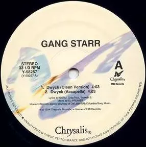 GANG STARR / DWYCK