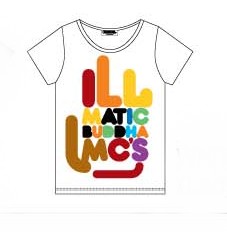 ILLMATIC BUDDHA MC'S / ILLMATIC BUDDHA MC'S NEW LOGO Tシャツ WHITE レディースFREE - 特製ステッカー付