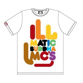 ILLMATIC BUDDHA MC'S / ILLMATIC BUDDHA MC'S NEW LOGO Tシャツ WHITE サイズL - 特製ステッカー付