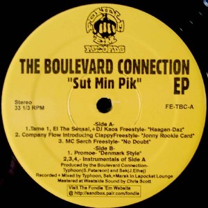 BOULEVARD CONNECTION / SUT MIN PIK - US ORIGINAL PRESS -