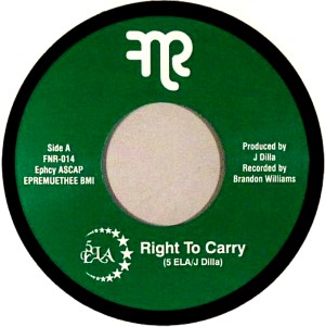 5ELA (5 ELEMENTZ) / Right 2 Carry (Produced By J Dilla) 