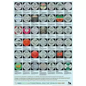 DIGGERS WITH GRATITUDE / DWG’s “Promotional Only Rap Singles” Poster -デッドストック数量限定!!-