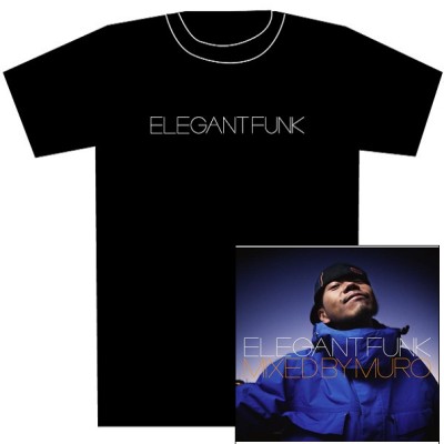 DJ MURO / DJムロ / ELEGANT FUNK ディスクユニオン限定 オフィシャルT-SHIRTSセット  Sサイズ / エレガント・ファンク