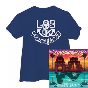 LUVRAW & BTB (PAN PACIFIC PLAYA) / ラブロウ & BTB / HOTEL PACIFICA★ユニオン限定T-SHIRTS付セットXLサイズ◆NAVYボディカラー◆