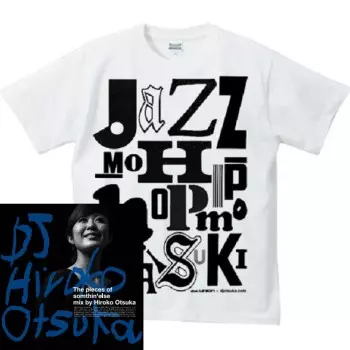 Hiroko Otsuka / DJ大塚広子 / The pieces of somethin' else mixed by HIROKO OTSUKA ◆ 限定T-SHIRTS付セット ボディカラー/ホワイト  サイズS ◆