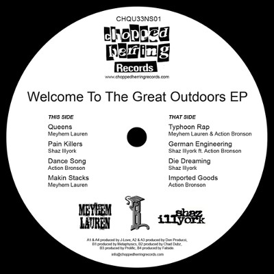 Action Bronson, Meyhem Lauren & Shaz Illyork  / Welcome to the Great Outdoors EP