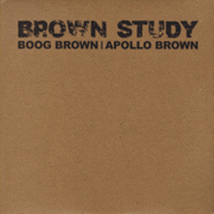 BOOG BROWN / BROWN STUDY アナログLP
