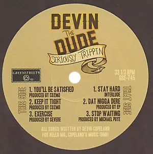 DEVIN THE DUDE / デヴィン・ザ・デュード商品一覧｜HIPHOP / 日本語