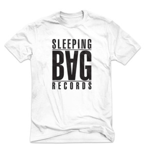 Get On Down EXCLUSIVE: Vintage Record Label Tees / SLEEPING BAG RECORDS LOGO SIZE S