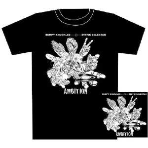 BUMPY KNUCKLES & STATIK SELEKTAH / バンピー・ナックルス & スタティック・セレクター / AMBITION with Exclusive T-SHIRTS -- Size L --