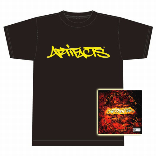 ARTIFACTS / アーティファクツ / BETWEEN A ROCK AND A HARD PLACE (Tシャツ付き初回限定盤 カラー:ブラック / XLサイズ) 