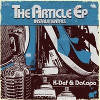 K-DEF & DACAPO (THE PROGRAM) / THE ARTICLE INSTRUMENTALS EP 180g高音質アナログ12"