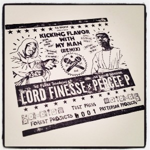 LORD FINESSE×PERCEE P / Kicking Flavor With My Man (Remix) -Limited Edition,Test Pressing-