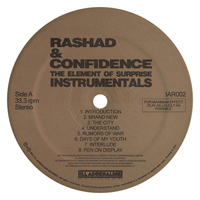 RASHAD & CONFIDENCE / ELEMENT OF SURPRISE (INSTRUMENTAL) アナログLP