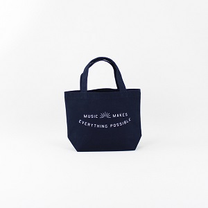 TYPOGRAPHY TOTEBAG / TYPOGRAPHY TOTE MUSIC MAKES EVERYTHING POSSIBLE(S/NW)