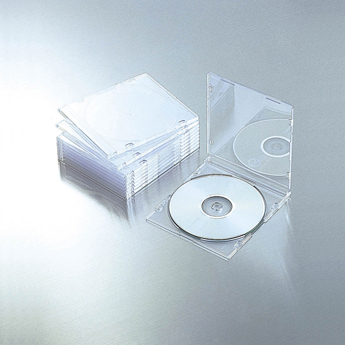 CDプラケース / ELECOM スリムタイプCDプラケース10枚パック