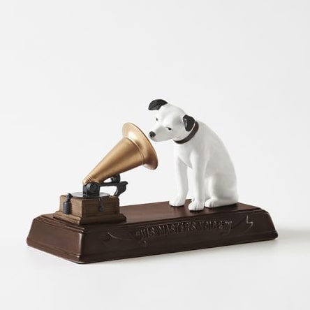 NIPPER / ニッパー / Nipper listens to“HIS MASTER’S VOICE” オブジェ
