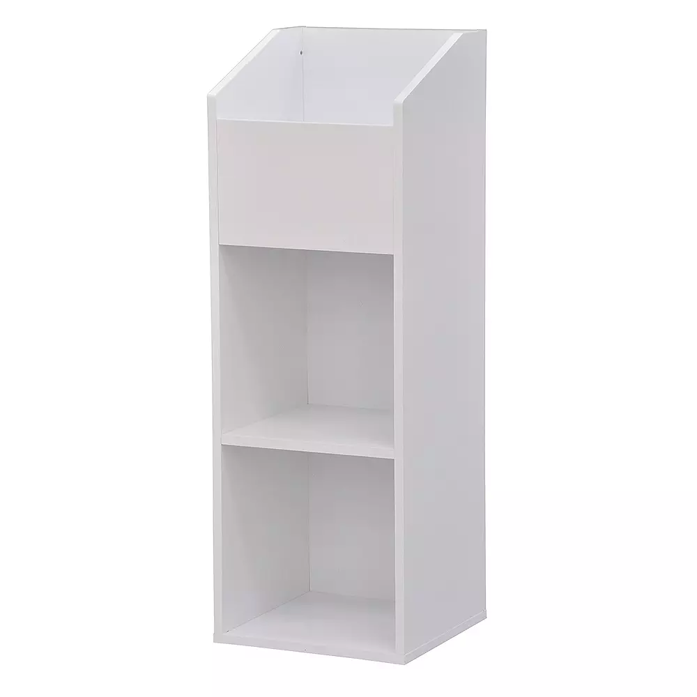 ユニオンレコードラック フェイス1BOX+2BOX ホワイト/レコード