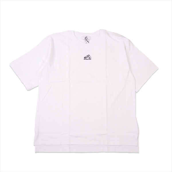 NIPPER / ニッパー / ニッパー刺繍ロゴビッグシルエットTシャツ(ホワイト)
