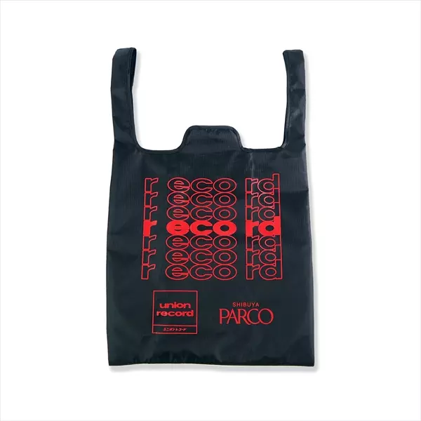 ユニオンレコード渋谷 x 渋谷パルコ コラボエコバッグ レッド/TOTE BAG