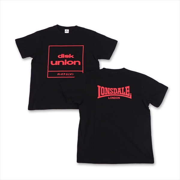 LONSDALE×diskunion / LONSDALE×diskunion Tシャツ2 (ブラック/S)