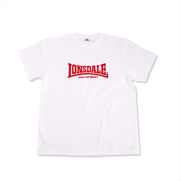 LONSDALE×diskunion / LONSDALE×diskunion Tシャツ3 (ホワイト/L)
