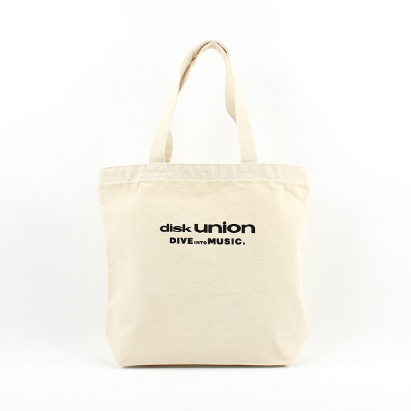 TOTE BAG / トートバッグ / OUTLET DIVE INTO MUSIC TOTE BAG (Natural/Black)