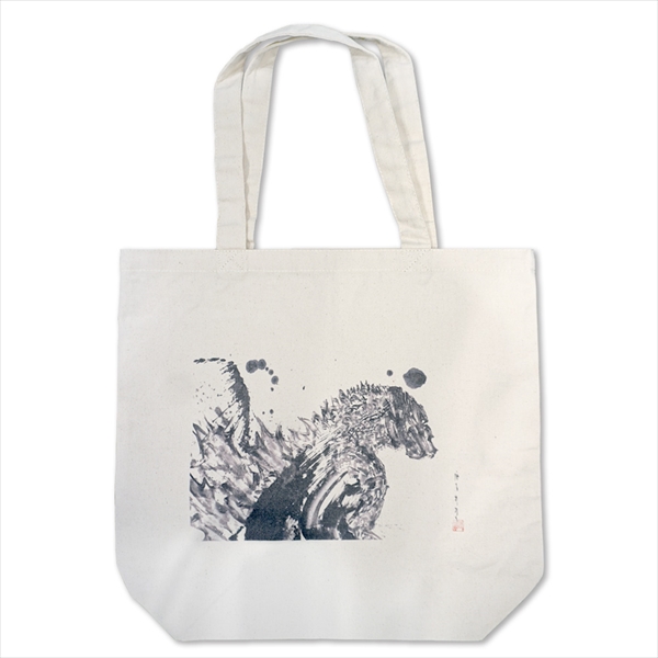 TOTE BAG / トートバッグ / ゴジラ アートバッグ By 西元祐貴
