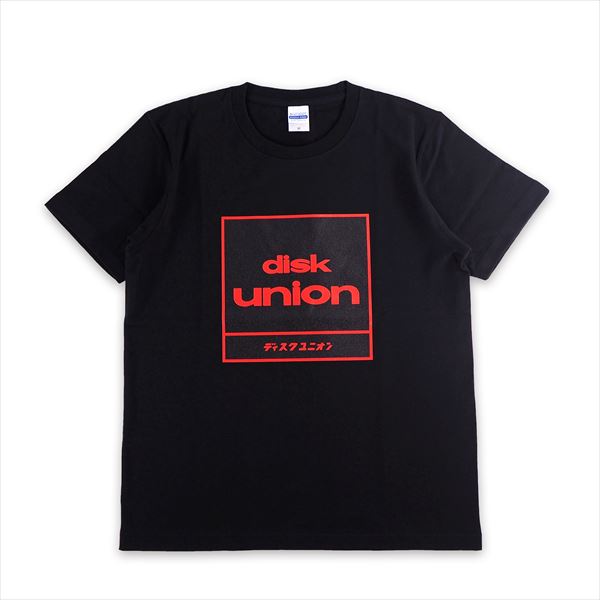 ディスクユニオン 四角ロゴ Tシャツ / ディスクユニオン 四角ロゴ Tシャツ ブラック XLサイズ 