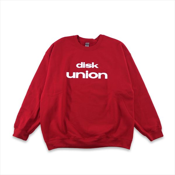 diskunion Crewneck Sweatshirt / diskunion Crewneck Sweatshirt (CherryRed/XL)