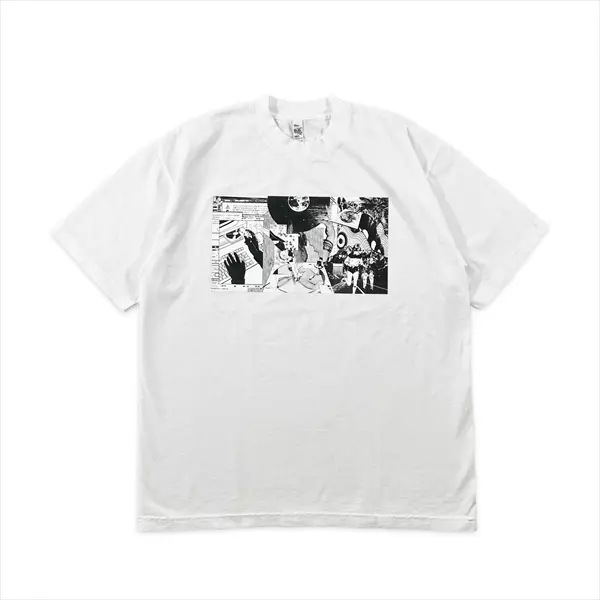 河村康輔 / 河村康輔 × ディスクユニオン Tシャツ (ホワイト/L)
