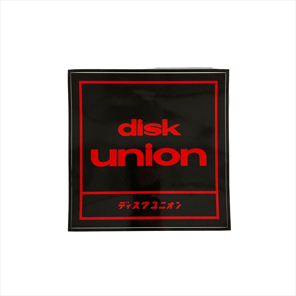 DISKUNION / ディスクユニオン / ディスクユニオン 四角ロゴ 7インチサイズステッカー(1枚入)