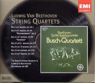 BUSCH QUARTET / ブッシュ四重奏団商品一覧｜JAZZ｜ディスク