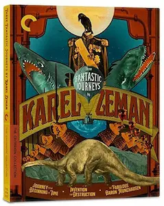 KAREL ZEMAN / カレル・ゼマン / THREE FANTASTIC JOURNEYS BY KAREL ZEMAN / 輸入BLU-RAY カレル・ゼマン3作品(前世紀探検 / 悪魔の発明 / ほら男爵の冒険):クライテリオン・コレクション#1015-1017