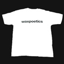 WAX POETICS T-SHIRTS / WAX POETICS LOGO(WHITE)
