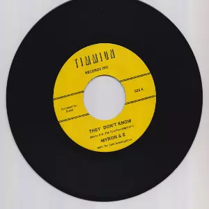 MYRON & E WITH THE SOUL INVESTIGATORS / マイロン & E・ウィズ・ザ・ソウル・インヴェスティゲーターズ / THEY DON'T KNOW + PARTY IS OVER (7")