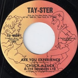 CHUCK-A-LUCK & THE LOVEMEN LTD / チャック・ア・ラック & ザ・ラヴメン・リミテッド / ARE YOU EXPERIENCE + WHIP YOU (7")