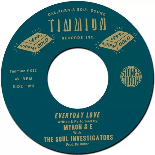 MYRON & E WITH THE SOUL INVESTIGATORS / マイロン & E・ウィズ・ザ・ソウル・インヴェスティゲーターズ / EVEYDAY LOVE / IF I GAVE YOU MY LOVE (7")