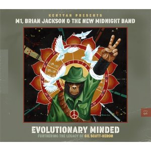 M1, BRIAN JACKSON & THE NEW MIDNIGHT BAND / EVOLUTIONARY MINDED: FURTHERING THE LEGACY OF GIL SCOTT-HERON / エヴォリューショナリー・マインデッド: ファーザリング・ザ・レガシー・オブ・ギル・スコット・ヘロン (国内)