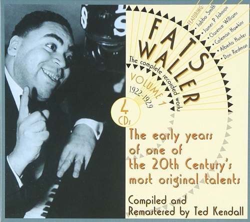 FATS WALLER / ファッツ・ウォーラー / COMPLETE RECORDED WORKS VOL.1: MESSIN' AROUND WITH THE BLUES (4CD)