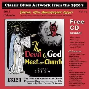BLUES CALENDAR / 2013 CLASSIC BLUES ARTWORK FROM THE 1920'S CALENDAR